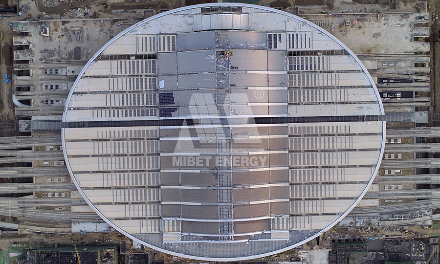 河北雄安高鐵站屋頂太陽能光伏發(fā)電項(xiàng)目