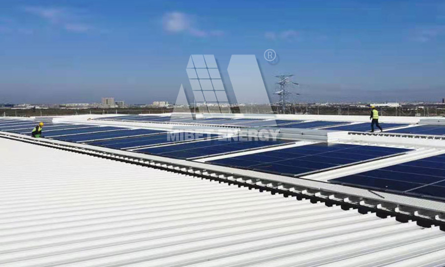 天津國家會展中心屋頂光伏支架