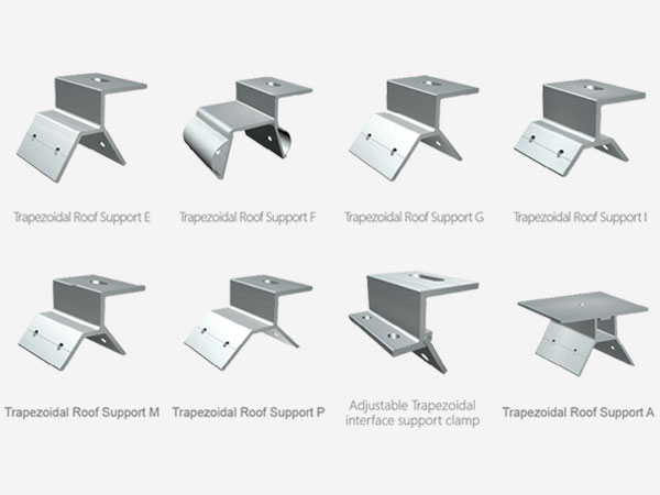 梯形彩鋼瓦屋頂鋁制太陽能夾具