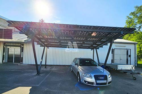 聚光全球！邁貝特BIPV光伏車棚系統(tǒng)實(shí)現(xiàn)跨界融合