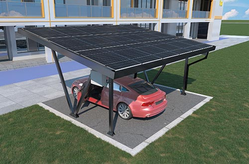 新品首發(fā)第一彈！排水包邊BIPV車棚系統(tǒng)全面防水，打造功效美