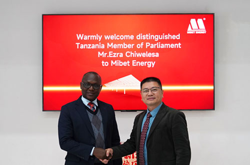 坦桑尼亞能源部長特別代表到訪邁貝特，共同探討清潔能源合作